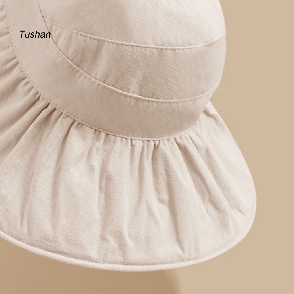 Mũ Bucket Vành Rộng Chống Tia UV Có Thể Gấp Gọn Tiện Dụng Mang Theo Du Lịch Cho Bé