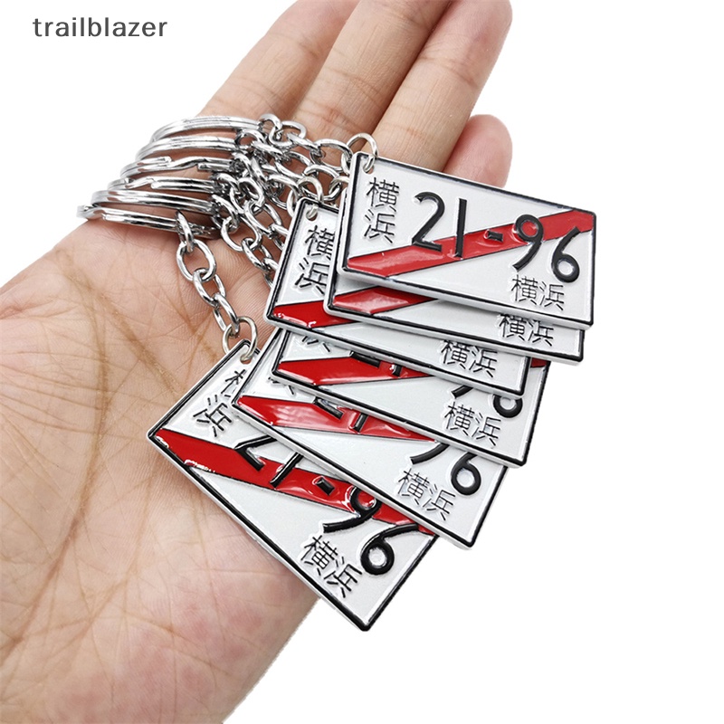 Móc Khóa Bằng Nhôm Hình Chữ Số Xe Hơi / Xe Máy Phong Cách Nhật Bản