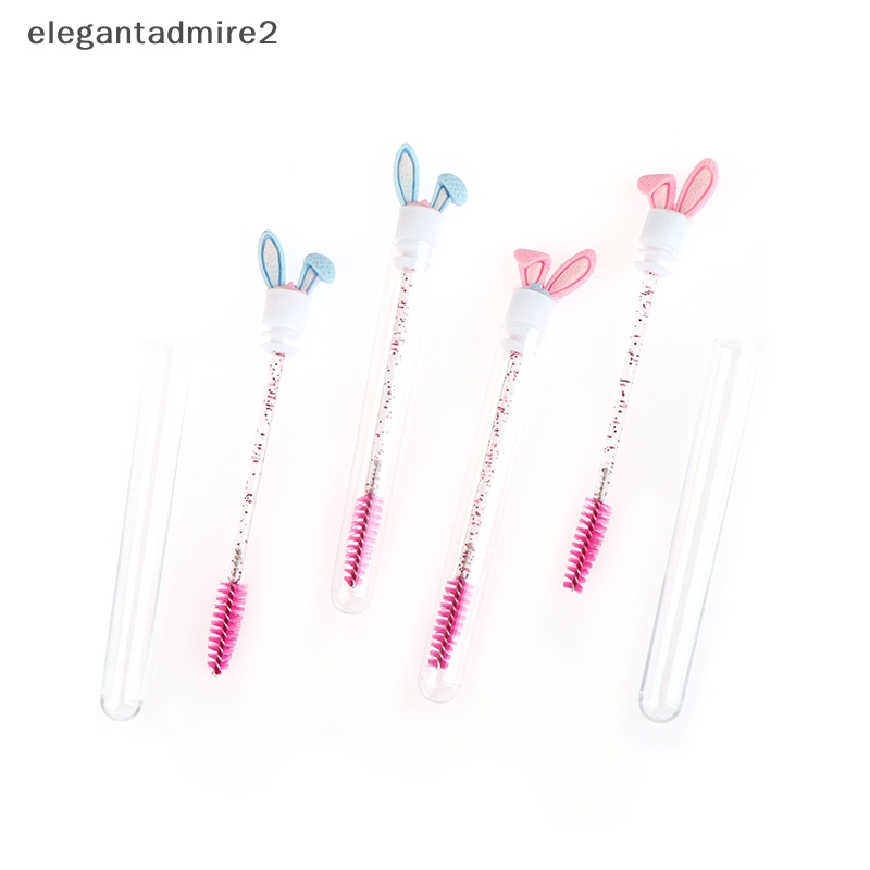 Cọ Chuốt Mascara Trang Điểm Ống Hình Thỏ Pha Lê