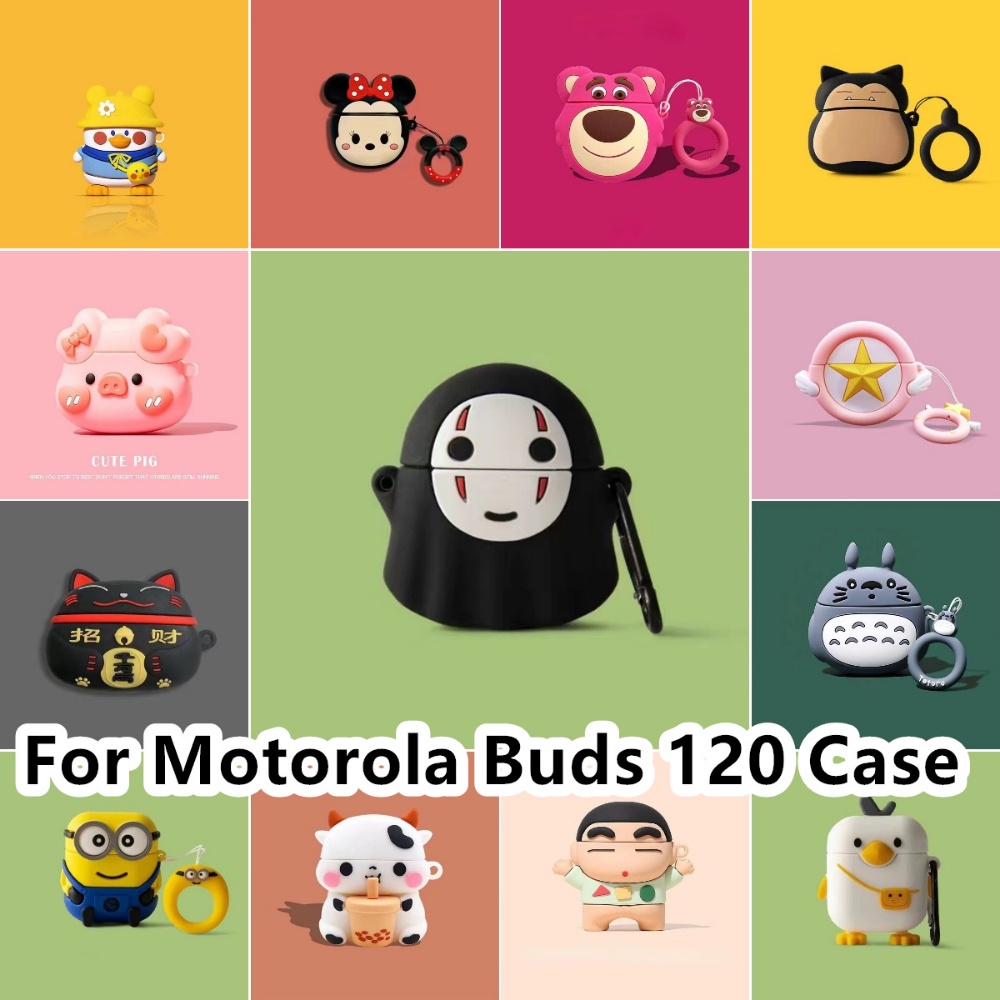 Vỏ Bảo Vệ Hộp Sạc Tai Nghe Motorola Buds 120 / Motorola Buds 120 Họa Tiết Hoạt Hình Siêu Ngầu