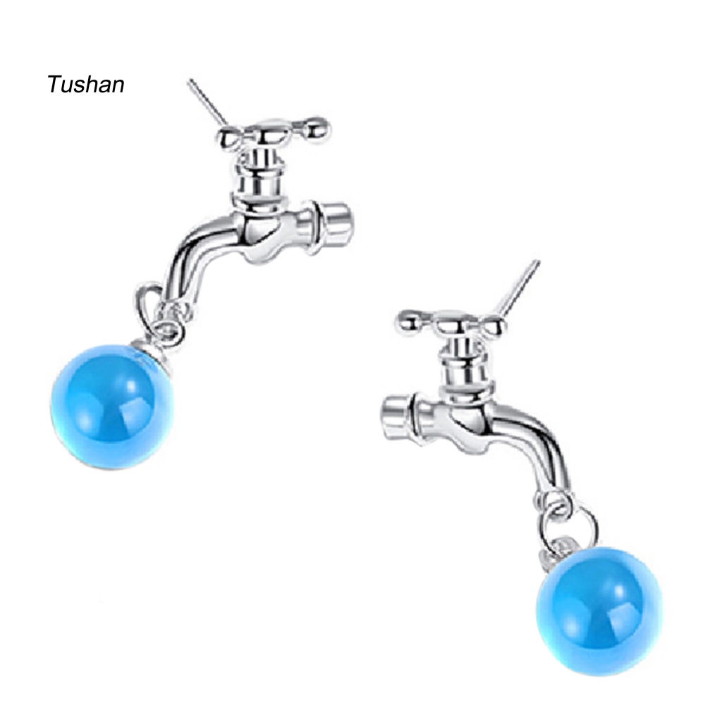 1 Đôi Bông Tai Hợp Kim Đính Pha Lê Giả Phong Cách Vintage