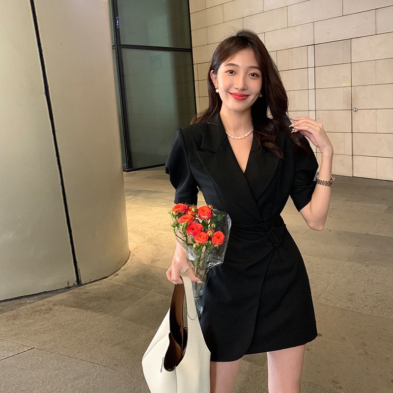 [Đầm Ôm Eo Nhỏ Nhắn Phong Cách Pháp Thời Trang Mùa Hè Mới Cao Cấp Cho Nữ