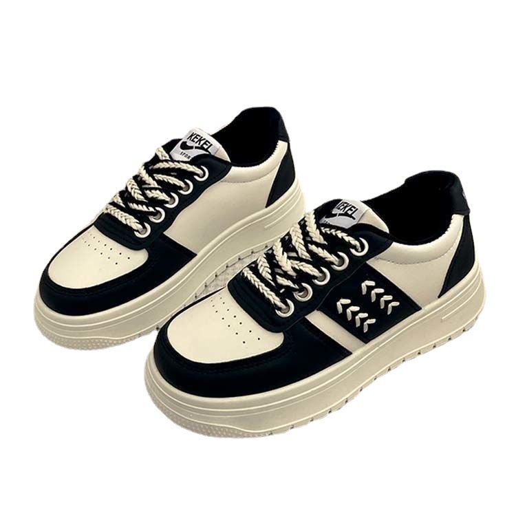 Giày Thể Thao Đế Dày Màu Trơn Phong Cách Hàn Quốc Mới Cho Nữ