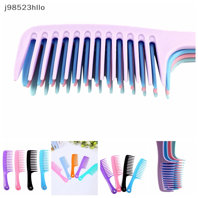 Salon làm tóc nhựa chống tĩnh điện xử lý rộng răng Tóc Lược Detangling