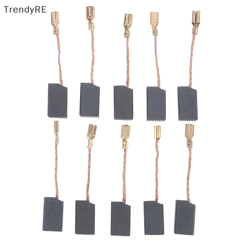 Set 10 Động Cơ Chổi Than 100mm Cho Máy Mài Góc 6 * 8 * 14mm