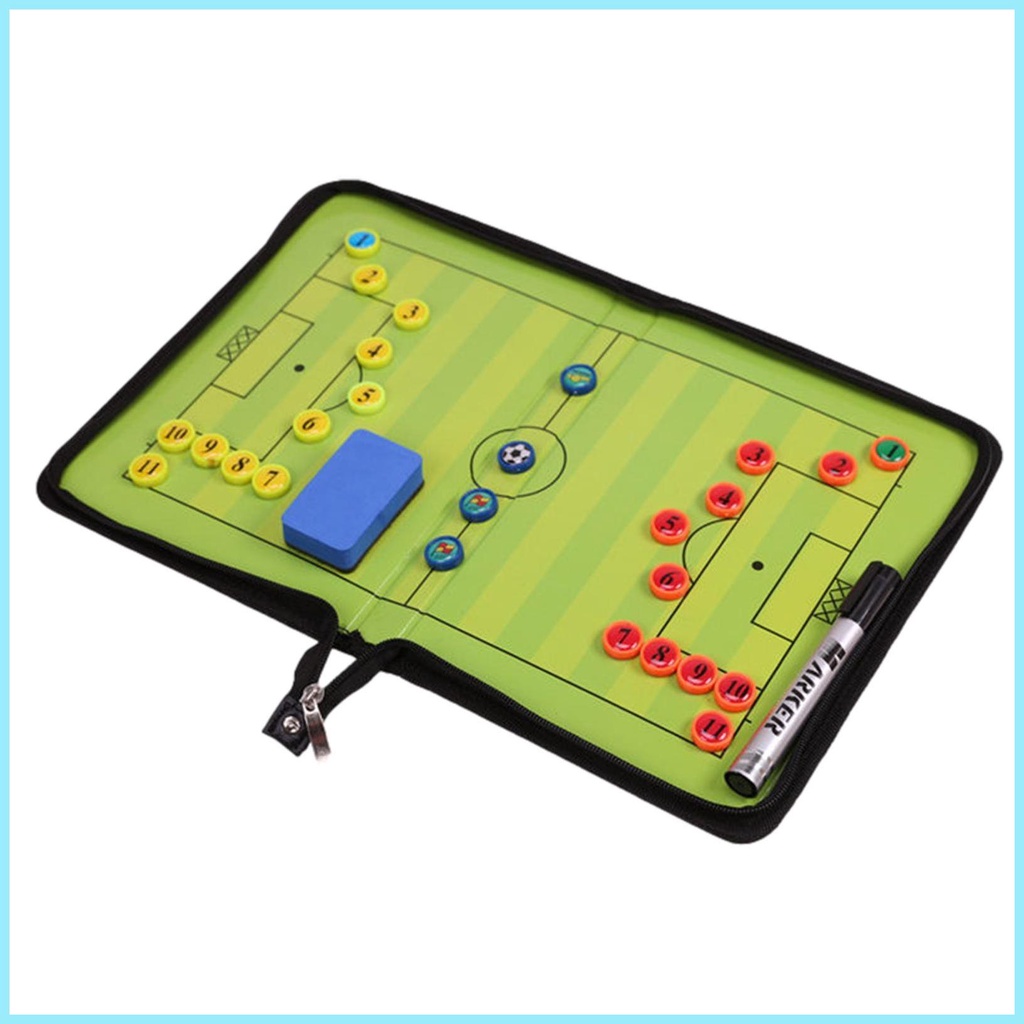 Bảng Huấn Luyện Viên Bóng Đá Từ Tính Hai Mặt Chống Thấm Nước Có Thể Gập Lại
