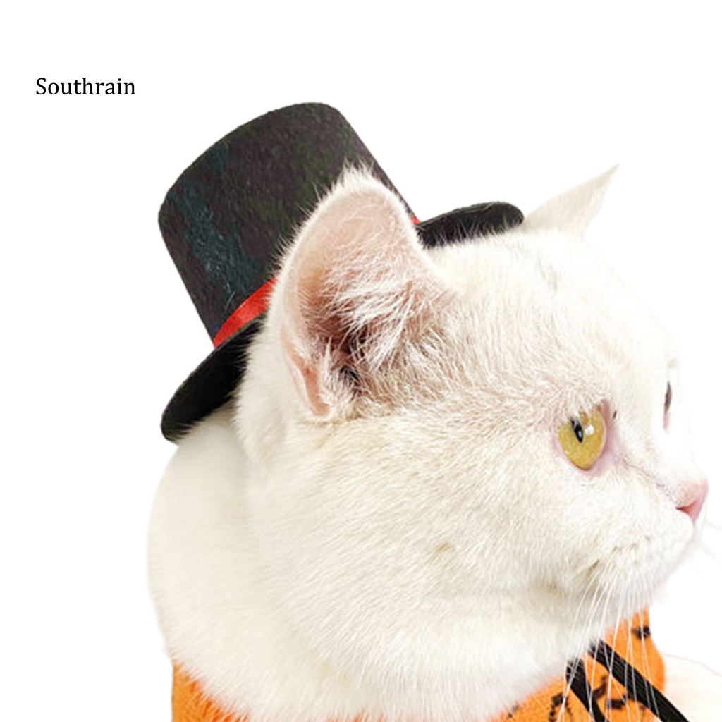 Mũ Đội Bằng Vải Không Dệt Phong Cách Ảo Thuật Gia Dành Cho Mèo Cưng