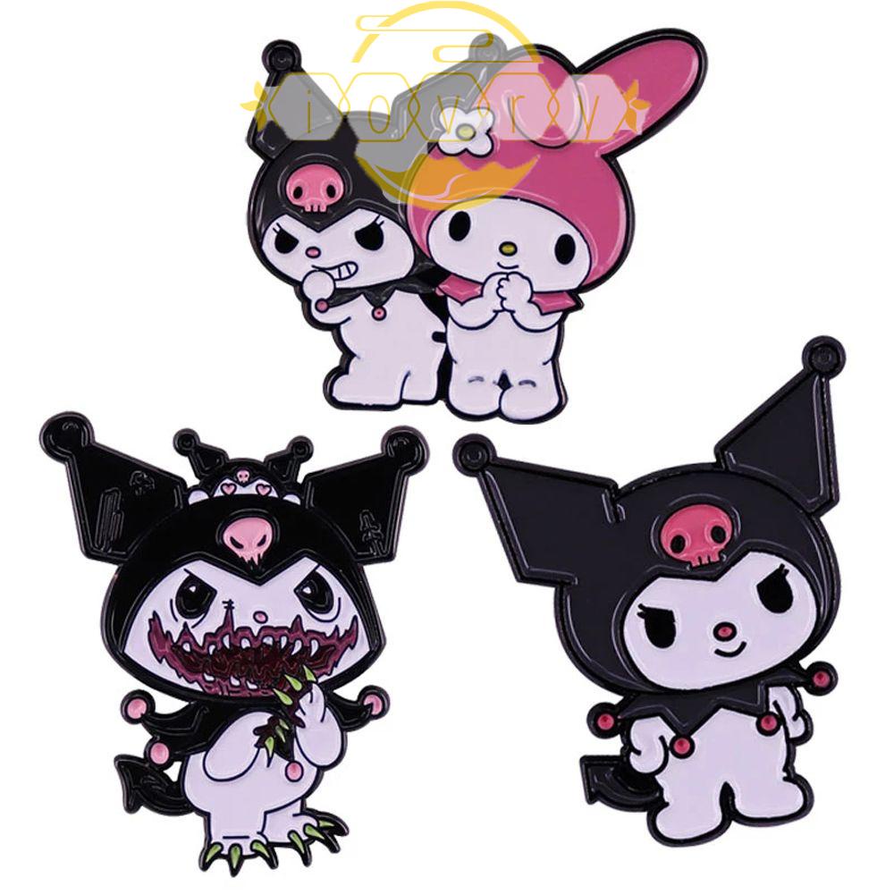 Ghim Cài Áo Bằng Kim Loại Cứng Họa Tiết Hoạt Hình Sáng Tạo