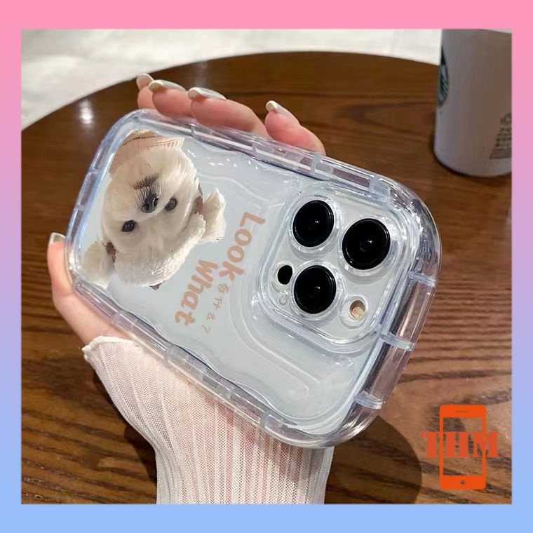 Ốp lưng iphone Chó Bichon dễ thương, xà phòng chống rơi, vỏ mềm silicone Cho Iphone 6 / 6S / 6splus / se / 7 / 7plus / 8 / 8plus / X / xs / xsmax / 11 / 12 / 13 / 14 / Plus / Pro / Pro Max-416