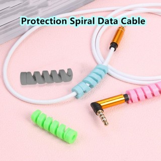 Vỏ bọc bảo vệ dây cáp sạc usb hình xoắn ốc cho iphone android