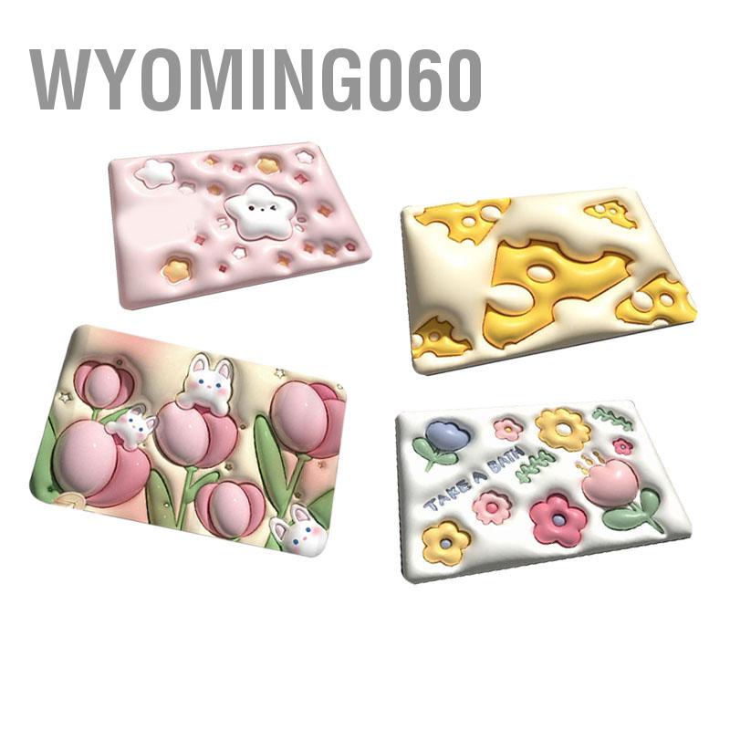 Wyoming060 Diatomaceous Earth Floor Mat 3D Visual Thấm nước Nhanh chóng khô Sàn cho Phòng tắm