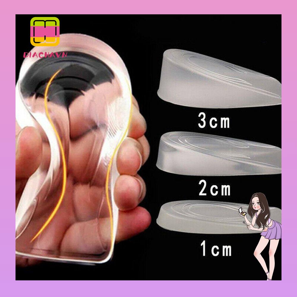 1 Cặp Đệm Silicone Lót Gót Chân Nhỏ Gọn Cho Nam Nữ
