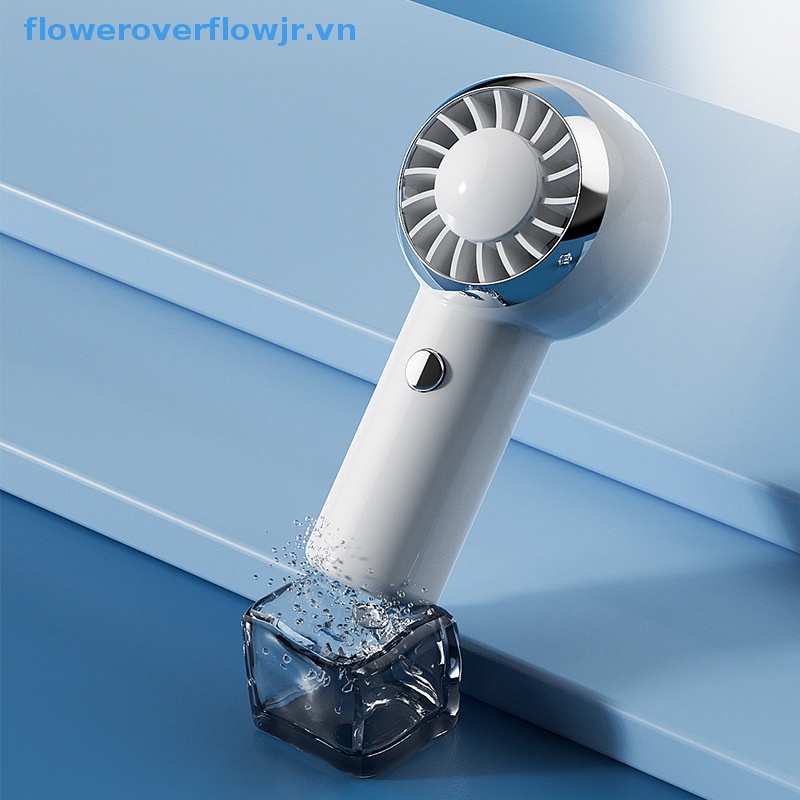 Quạt Mini Cầm Tay 500 Mah Không Ồn Có Thể Sạc Lại Bằng Cổng USB Nhiều Màu Sắc