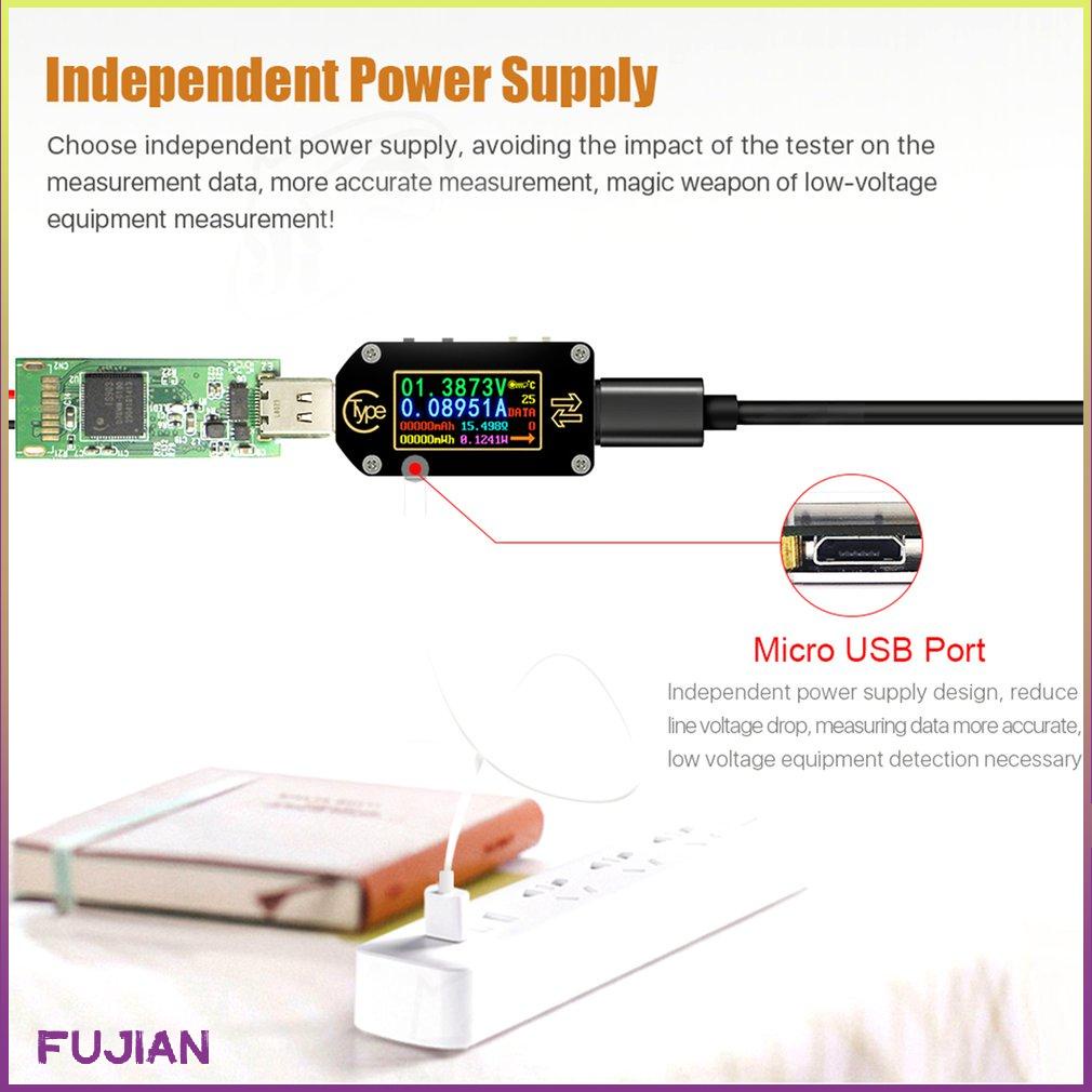 USB vạn năng kế Tc66 type C màn hình LCD