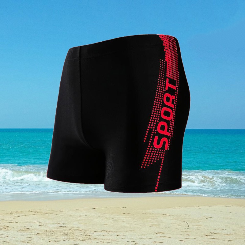 Quần bơi nam short vải dày co giãn 4 chiều thoải mái hoạt động AA7439