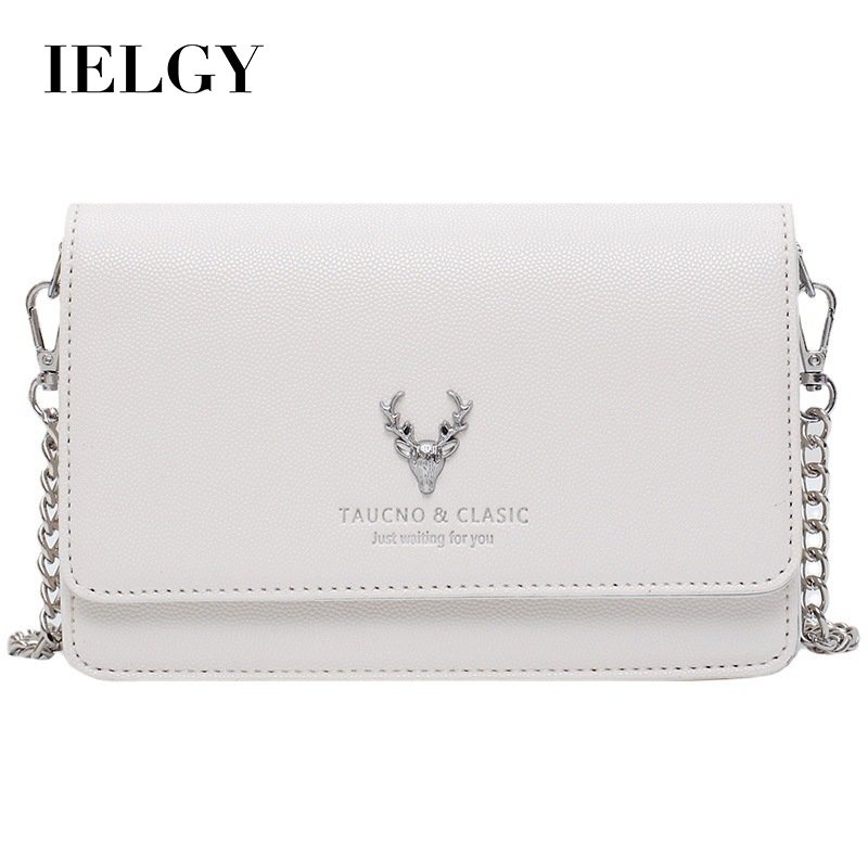 Túi Đeo Chéo Hình Vuông Cỡ Nhỏ Phối Dây Đeo Sợi Xích Phong Cách Instagram Thời Trang Cho Nữ