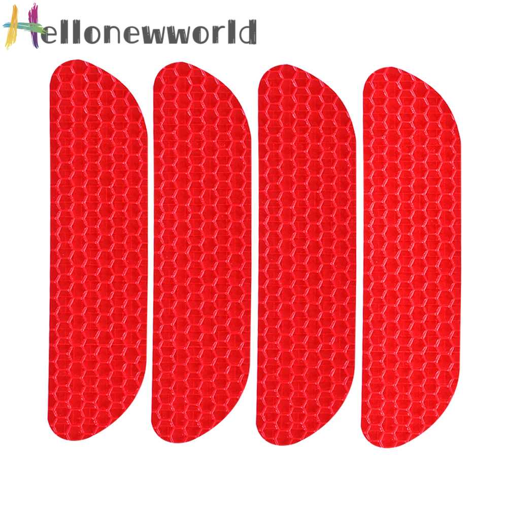 Bộ 4 Miếng Dán Phản Quang Cảnh Báo Mở Cửa Xe Hơi