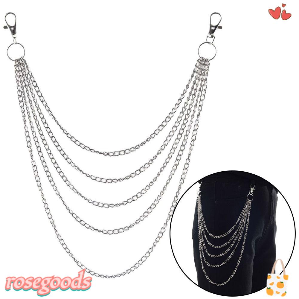 Móc Khóa Hình Hoa Hồng Nhiều Lớp Phong Cách Harajuku Gothic