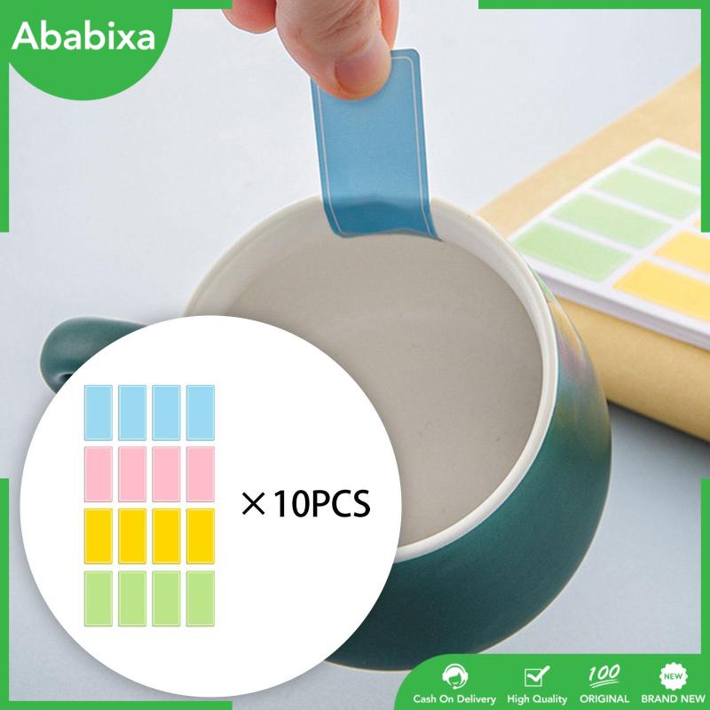 [Ababixa] Giấy Dán Ghi Chú Đánh Dấu Trang Siêu Bền Không Thấm Nước Chống Dầu Nhiều Màu Sắc