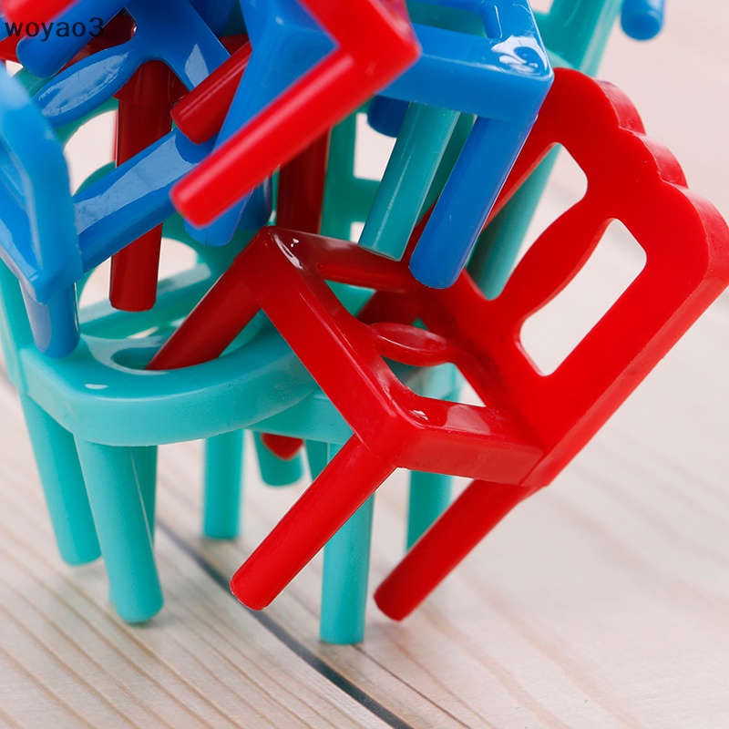 Set 18 Ghế Cân Bằng Nhiều Màu Sắc Đồ Chơi Giáo Dục Cho Bé woyao3