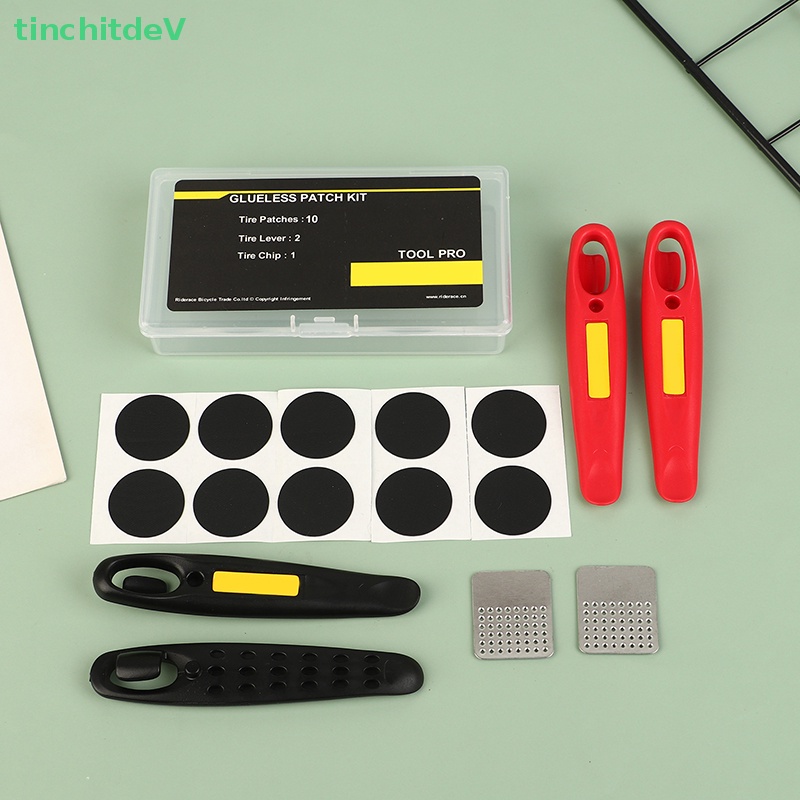 Bộ 10 Miếng Vá Lốp Xe Đạp Không Keo Tiện Lợi