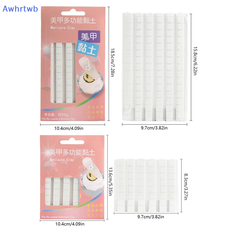 Miếng Dán Trang Trí Móng Tay Nghệ Thuật Bằng Đất Sét Tái Sử Dụng Được Mới
