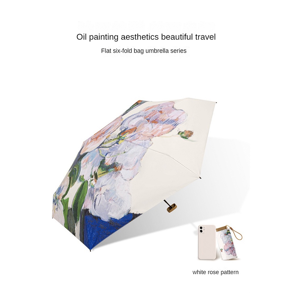 Dù Gấp Mini Bằng Titan Siêu Nhẹ Chống Tia Cực Tím Chống Tia Cực Tím