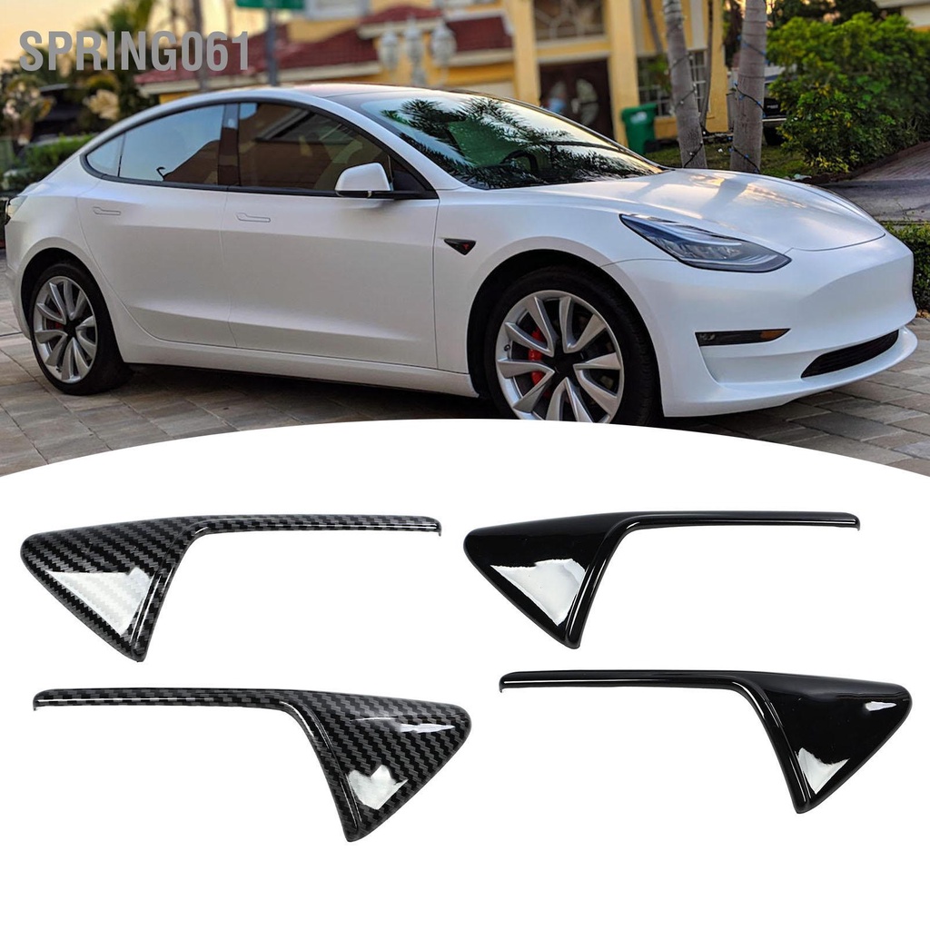 Spring061 2 chiếc Vỏ Camera Bên Đánh Dấu Bật Tín Hiệu Có Thay Thế cho Mẫu Tesla Model Y