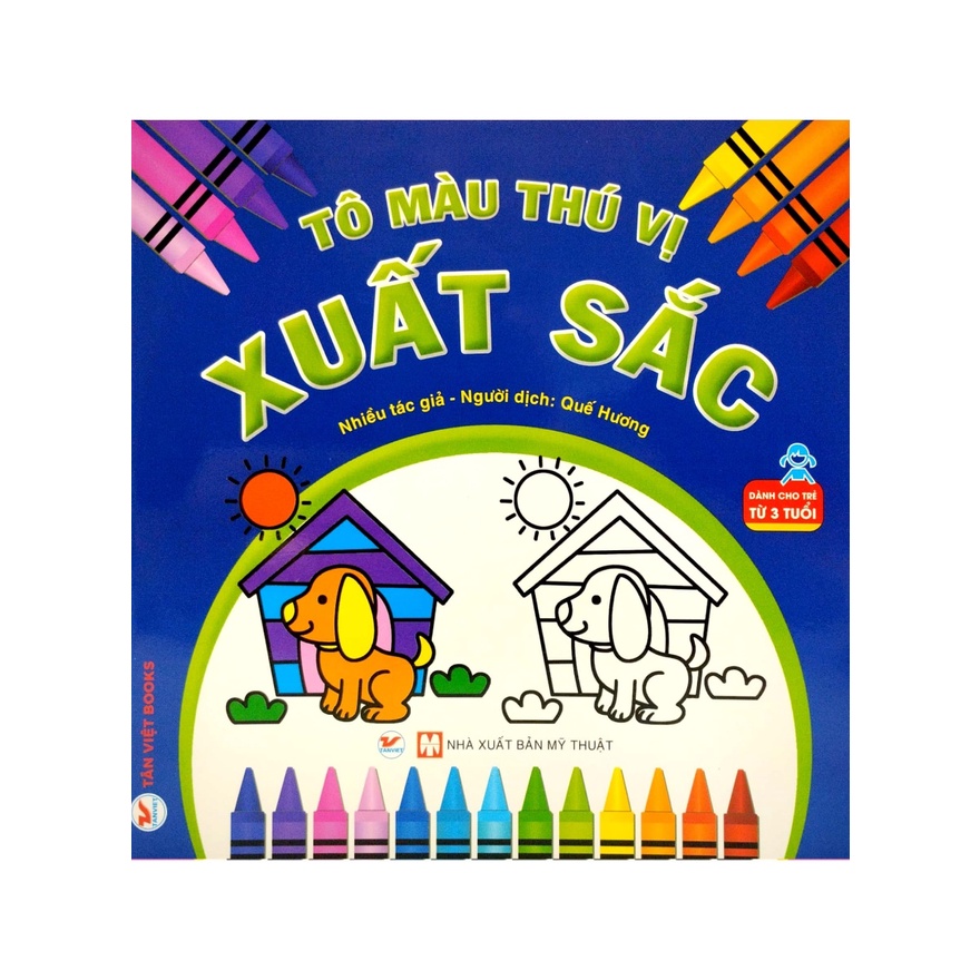 Sách - Tô Màu Thú Vị - Xuất Sắc (Dành Cho Trẻ Từ 3 Tuổi) - TV
