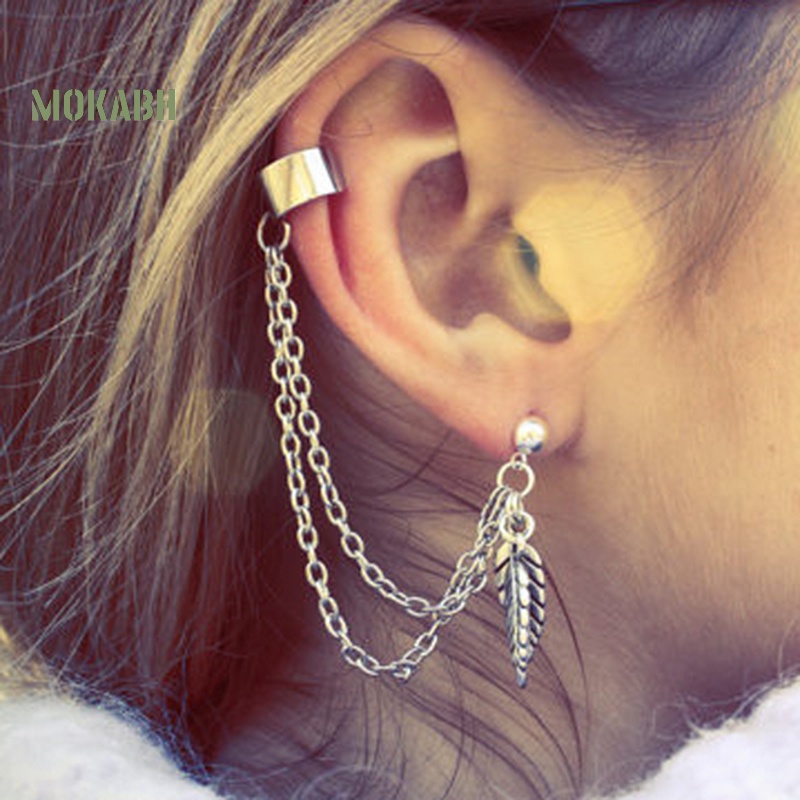 1 Khuyên Vành Tai Tua Rua Thời Trang Cá Tính