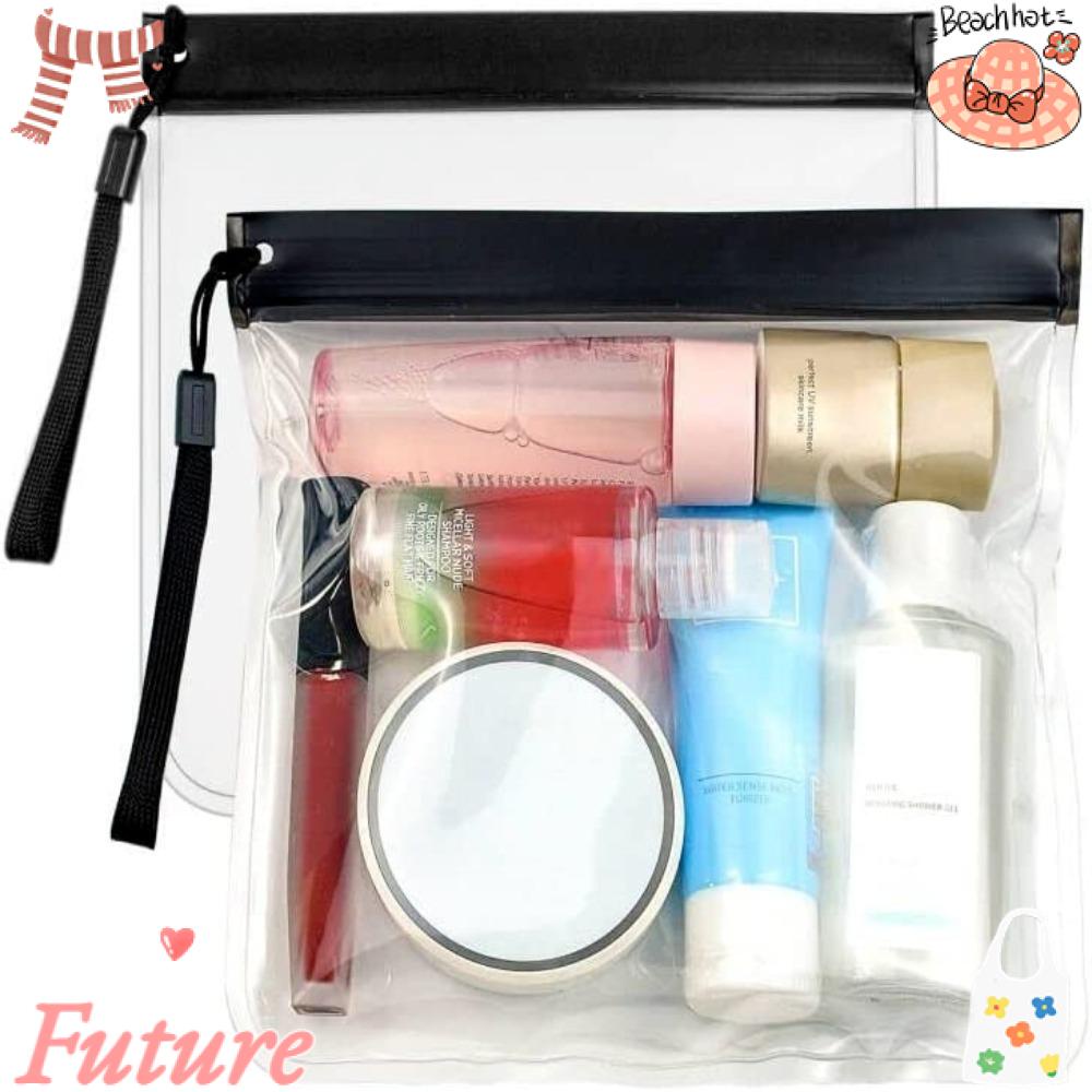 Túi Đựng Đồ Trang Điểm / Mỹ Phẩm Trong Suốt Tiện Dụng Khi Đi Du Lịch