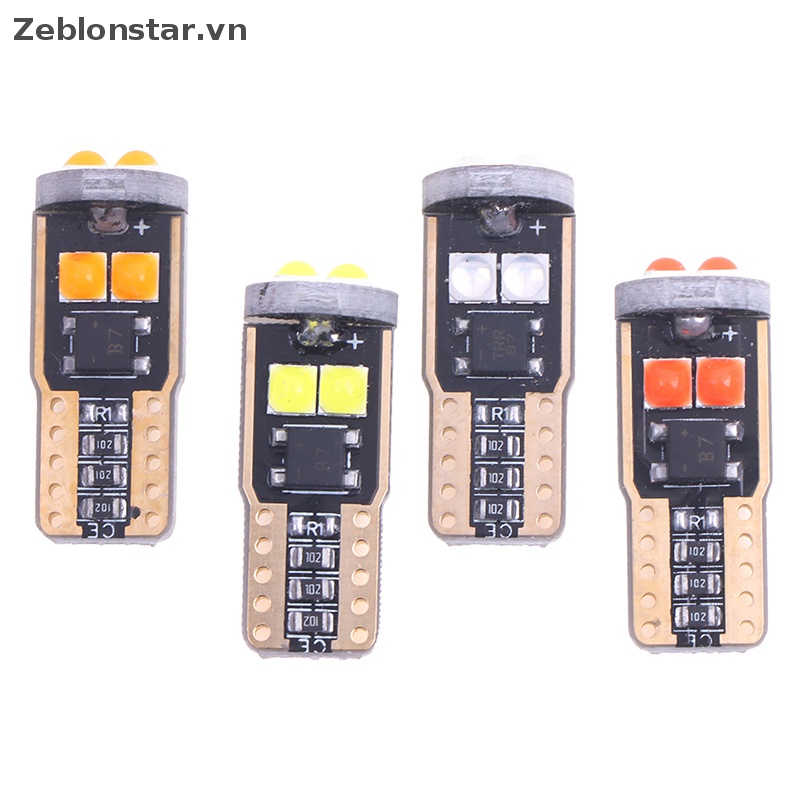 1 Đèn LED T10 3030 6SMD Ánh Sáng Trắng Dùng Để Đọc Sách Nội Thất Xe Hơi