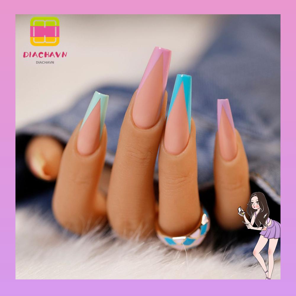 Hộp 24 Móng Tay Giả Thời Trang Dành Cho Nữ