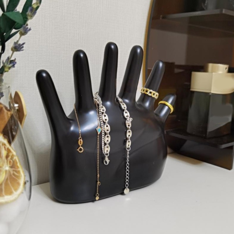 Giá Đỡ Trưng Bày Nhẫn / Trang Sức Bằng Nhựa Resin Thiết Kế Bàn Tay