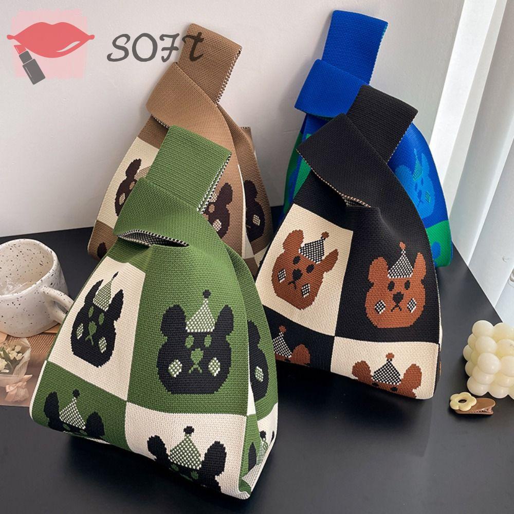 Túi Xách Đeo Vai Đan Len Thời Trang Sành Điệu Cho Nữ