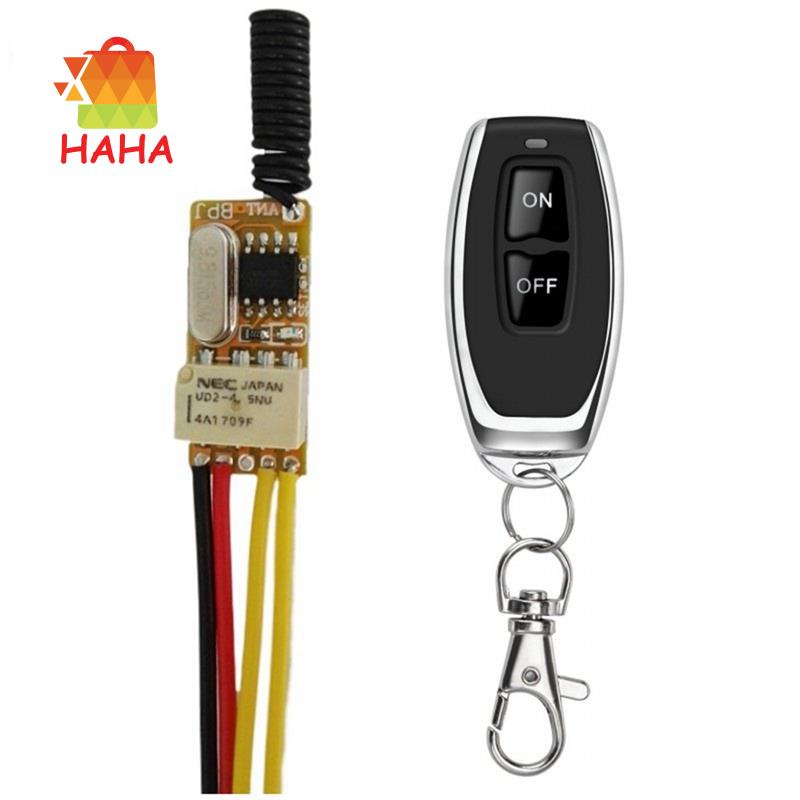 1 Bộ Công Tắc Rơ Le Điều Khiển Từ Xa RF 433MHZ 4.2V 4.5V 5V 6V 7.4V 9V 12V