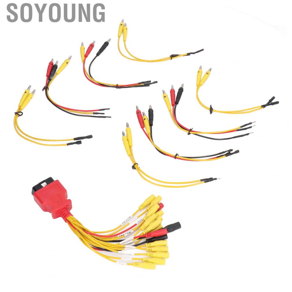 Soyoung OBD2 Diagnostic Cable  Aging Universal High Flexibility Easy Installation Male Connectors Professional for Car