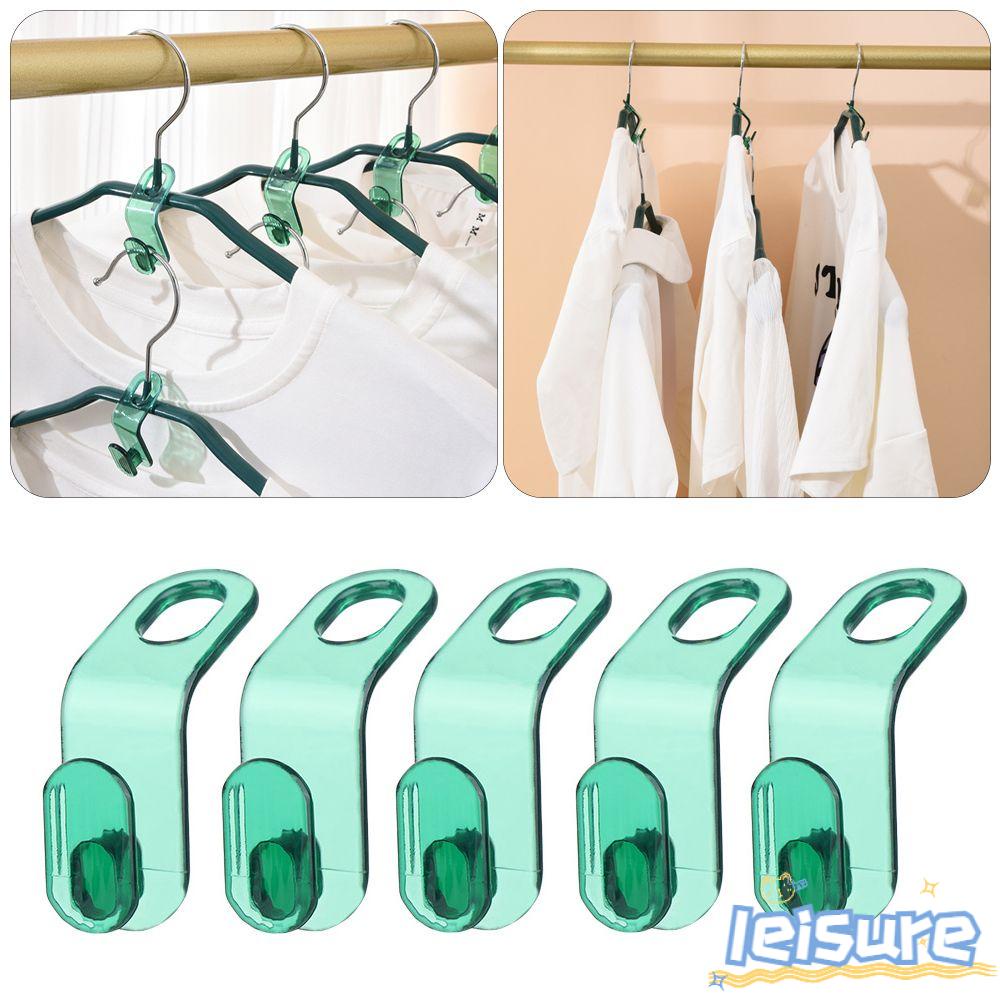 Móc Nối Treo Quần Áo Hình Chữ S Bằng Nhựa Có Thể Gấp Gọn