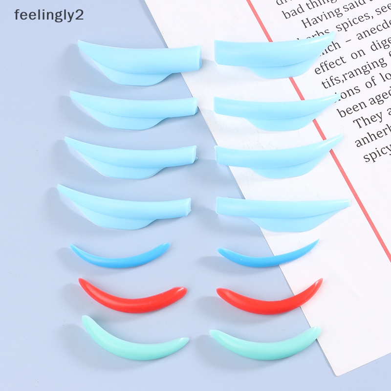 Set 7 Cặp Đệm Silicone Hỗ Trợ Uốn Cong Lông Mi Tiện Dụng