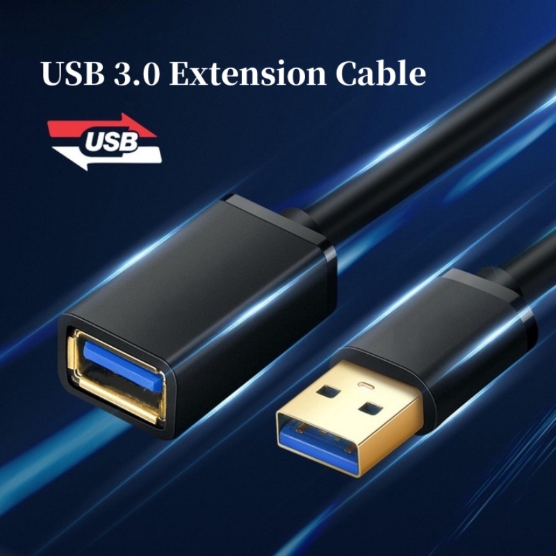 Cáp Mở Rộng Truyền Dữ Liệu Tốc Độ Cao 0.5 / 1 / 1.5 / 2 / 3m USB Sang USB 5Gbps USB 3.0 2.0