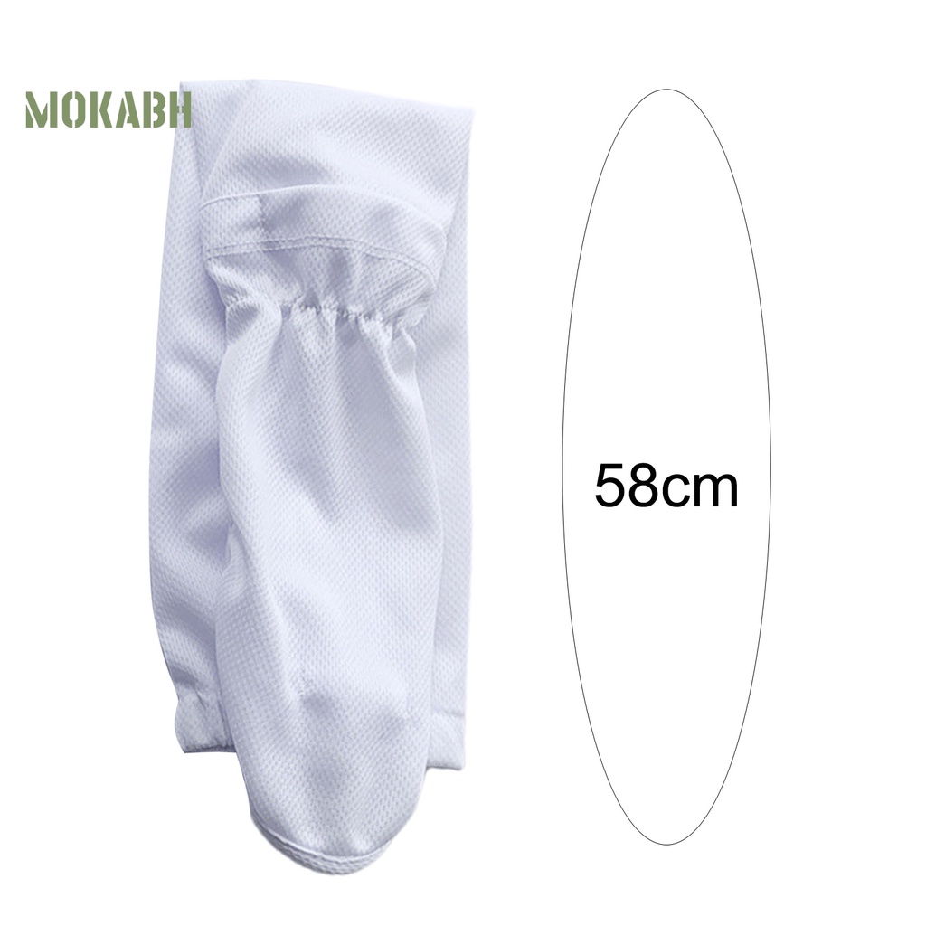 1 Cặp Găng Tay Chống Nắng Chống Tia UV Mềm Mại Thấm Hút Mồ Hôi Màu Trơn Dành Cho Nữ