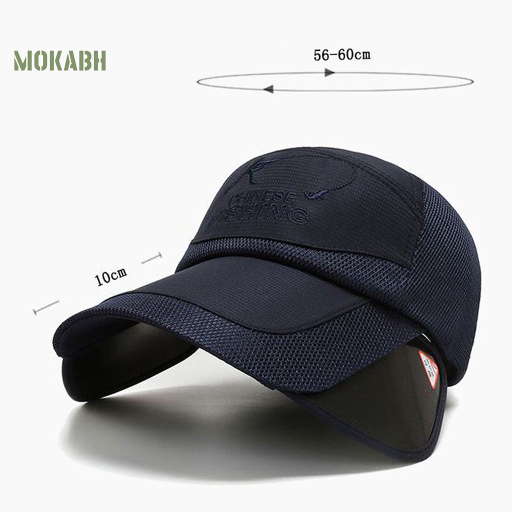 Mũ Lưỡi Trai Polyester Vành Thu Gọn Chống Tia UV Họa Tiết Tinh Tế Thời Trang Unisex