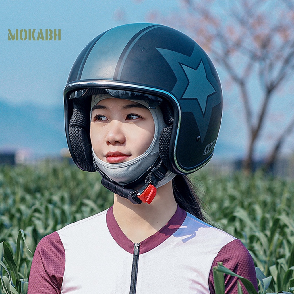 [Mok Abh] Miếng Lót Mũ Bảo Hiểm Mềm Mại Co Giãn Tốt Nhanh Khô Thoáng Khí Bảo Vệ Mặt Và Mặt Cảm Ứng Thoải Mái Khi Đi Xe