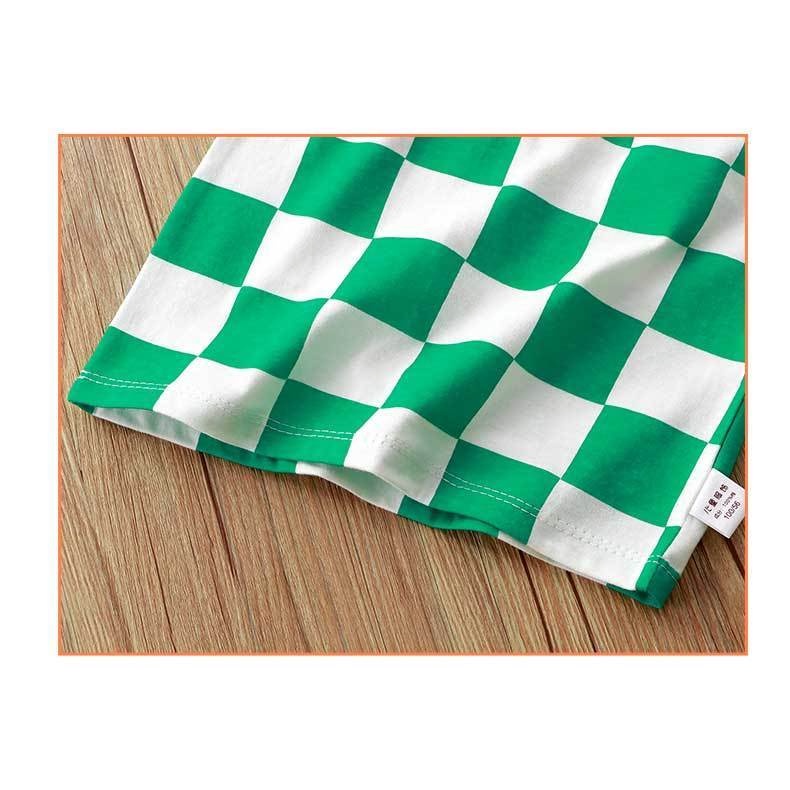 Bộ Đồ Cotton Ngắn Tay Thời Trang Mùa Hè Dành Cho Bé Trai 90-150