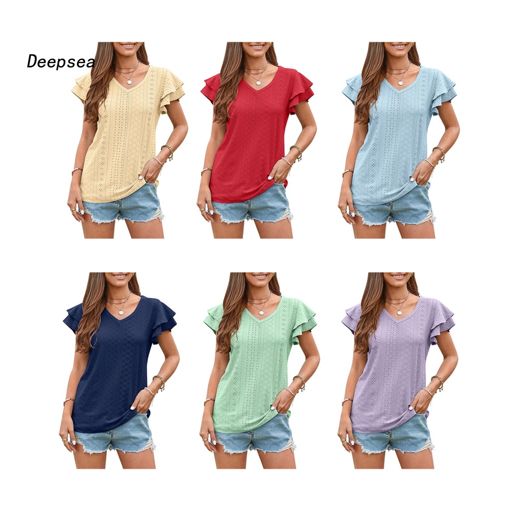 Dpa Phụ Nữ Hàng Đầu Lỏng Lẻo Vừa Vặn