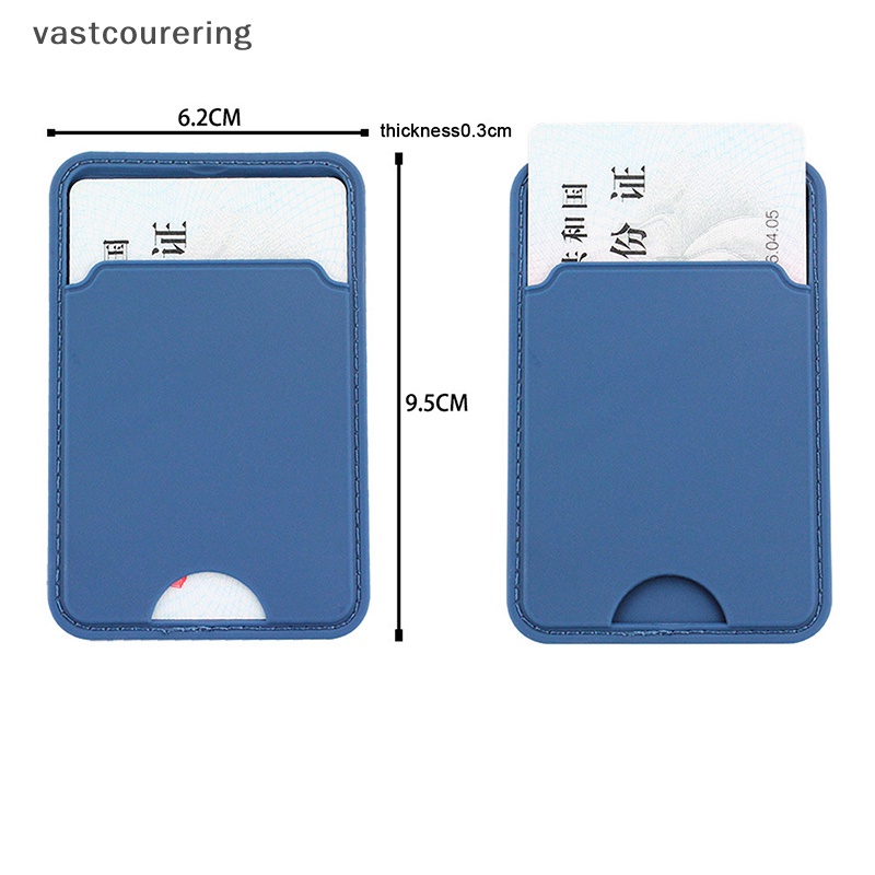 Vast Bộ Ngăn Đựng Thẻ Dán Sau Điện Thoại Bằng Silicon