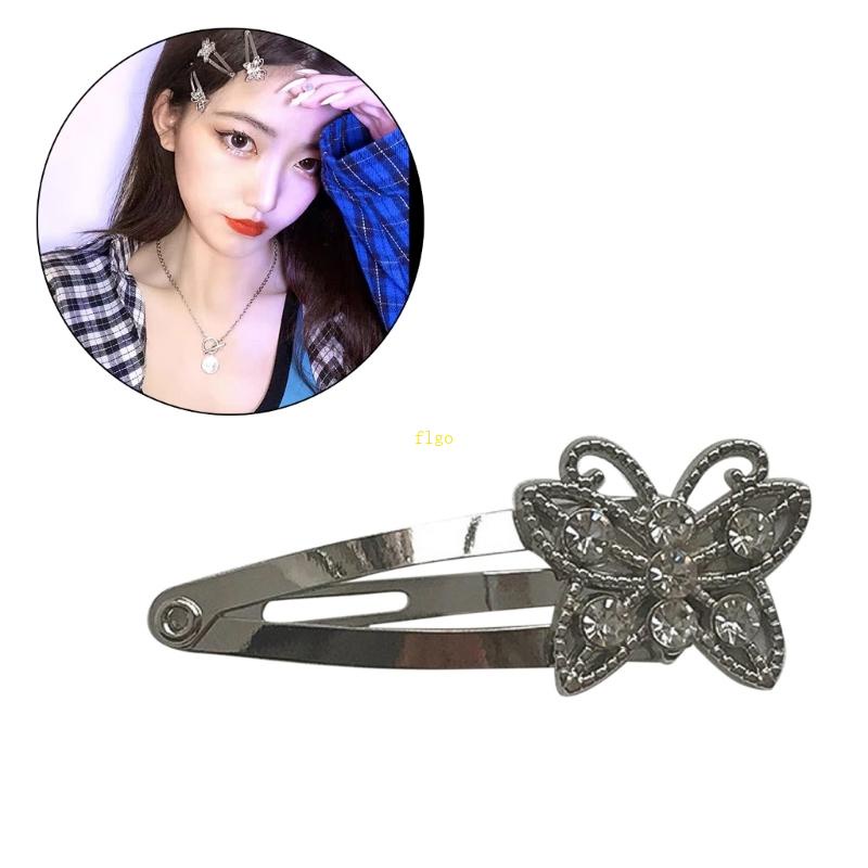 Kẹp Tóc Hình Bướm Bằng Hợp Kim Phong Cách Năm Mới Cho Bé Gái