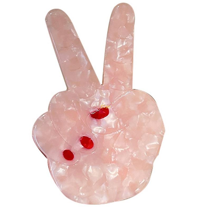 Kẹp Tóc Chống Trượt Hình Cử Chỉ Dễ Thương Cho Nữ