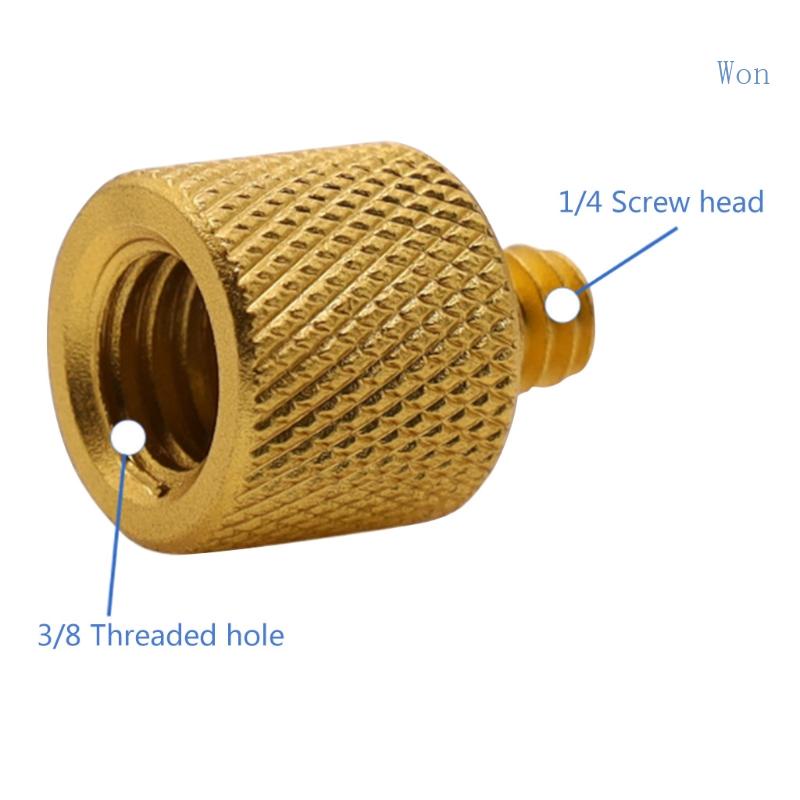 Ốc Vít Kim Loại Chuyển Đổi 1 4 Sang 3 8 Màu Sắc Chuyên Dụng Cho Micro