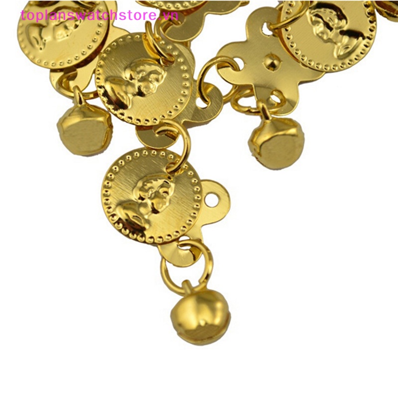 Băng Đô Đính Đồng Xu Lấp Lánh Phụ Kiện Múa Bụng Cho Nữ